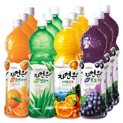 웅진 자연은 시리즈 1 [오렌지3+알로에3+감귤3+포도3] 