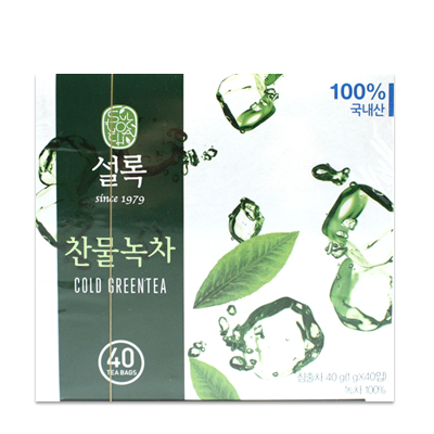 설록차찬물에녹차(40T) 