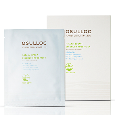 오설록 내추럴그린에센스 시트마스크팩(5매)