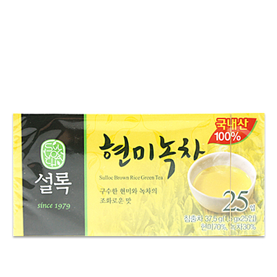 설록차현미녹차(25T)국산100% 