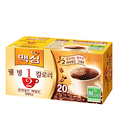 맥심웰빙1/2모카골드커피믹스 20T 