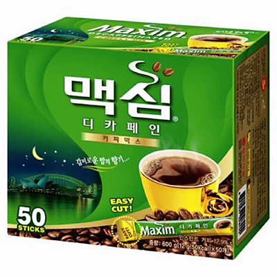 맥심 디카페인 커피믹스 50T 
