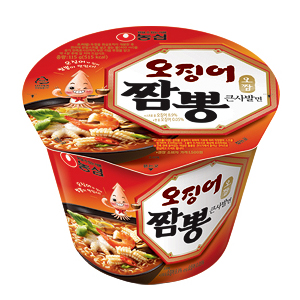 농심 오징어짬뽕 큰사발 컵라면 낱개 