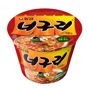 농심 너구리 큰사발 컵라면 大 (낱개) 