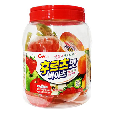청우후르츠맛바이츠통(젤리)