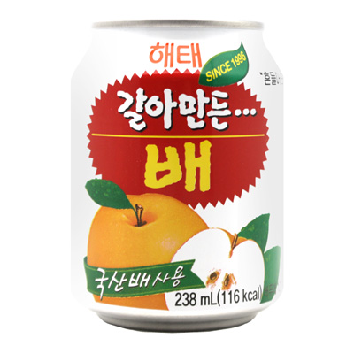 해태 갈아만든 배 238ml캔 