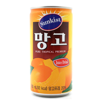 썬키스트 망고 캔(180ml) 