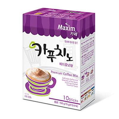 맥심카페 카푸치노헤이즐넛 20T 