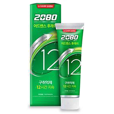 2080치약 어드밴스후레쉬그린(구취케어)