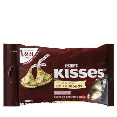 허쉬키세스아몬드초콜릿(187g)+40%할인가