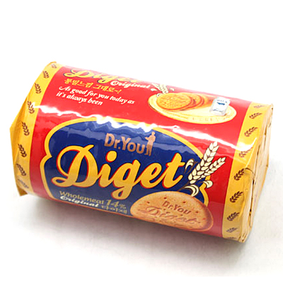 오리온 닥터유 다이제 통밀小 194g (원형)