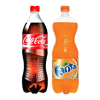 코카콜라1.5L+환타오렌지1.5L