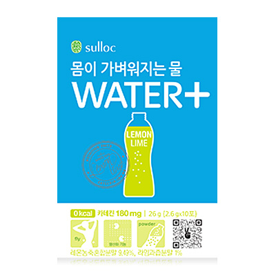 몸이 가벼워지는 water+ 레몬라임10T