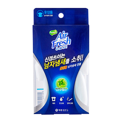 홈즈 에어후레쉬 옷장용(남자냄새 전용-리프레쉬 허브) 