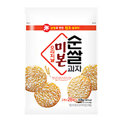 청우미본순쌀과자