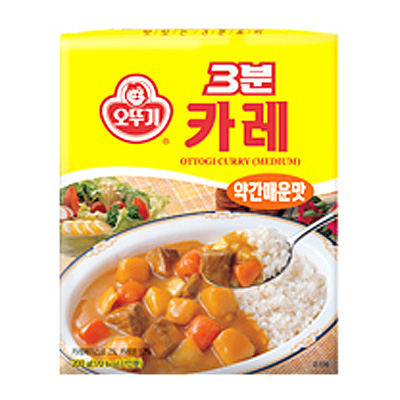 오뚜기3분카레(약한매운맛)