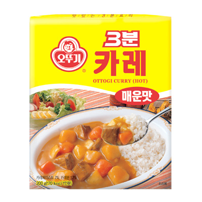 오뚜기3분카레(매운맛)