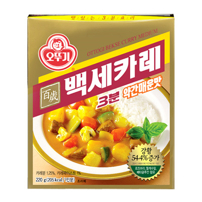 오뚜기 3분백세카레(약한매운맛)