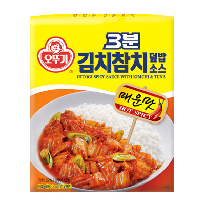 오뚜기 3분 김치참치덮밥소스