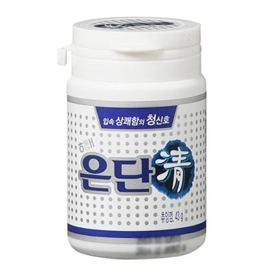 해태은단청츄잉껌(용기)