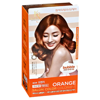 살롱컬러버블염모100ml(오렌지)