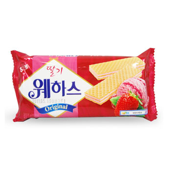 800 해태 웨하스(딸기맛)