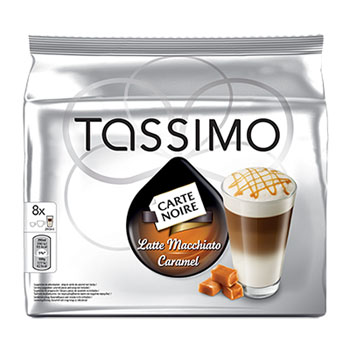 타시모까르떼누아라떼마끼아또카라멜향(에스프레소8캡슐+밀크8캡슐)