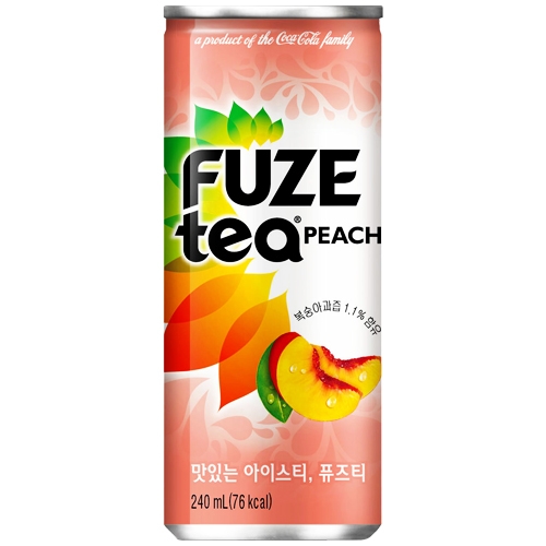 퓨즈티복숭아(240ml)캔 