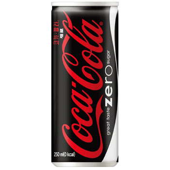 코카콜라 제로 250ml캔 
