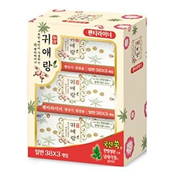 귀애랑 팬티라이너일반38p*3