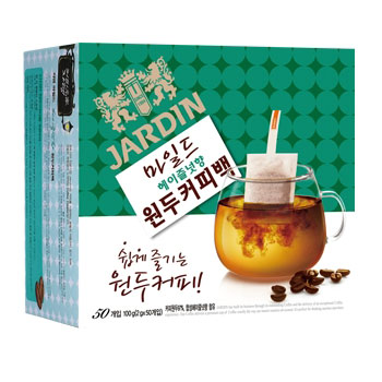 자뎅 마일드 헤이즐넛향 원두커피티백 50T 