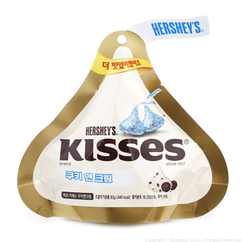허쉬 키세스 쿠키앤크림 82g
