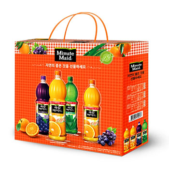 미닛메이드 알뜰선물세트(혼합1.5Lx4PET)