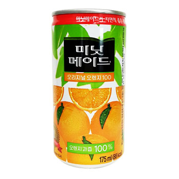 미닛메이드 오리지날 오렌지100(캔)175ml 