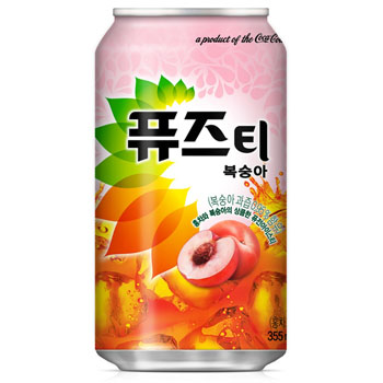 퓨즈티복숭아 355ml캔 