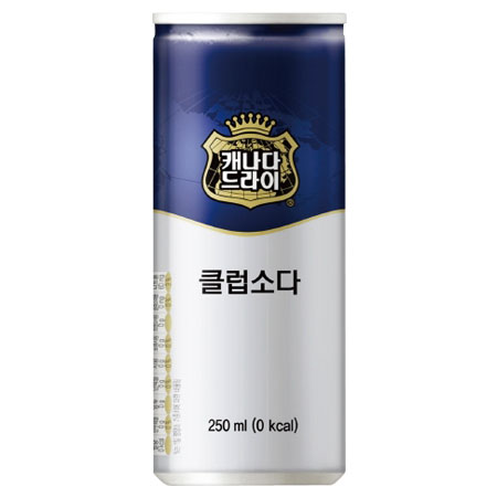 카나다드라이 클럽소다 250ml캔