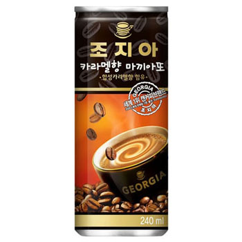 조지아카라멜마끼아또 240ml캔(캔커피)