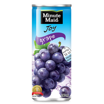 미닛메이드조이 포도 240ml캔