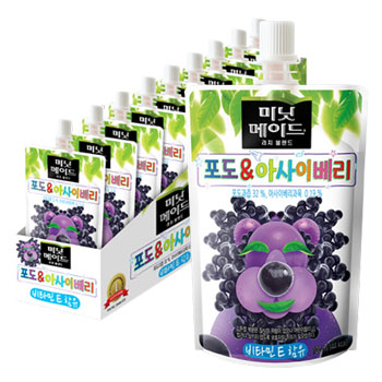 미닛메이드 리치블렌드애니멀(포도&아사이베리)