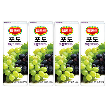 델몬트포도드링크190mlx4팩 