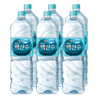 백산수 2L(6개입)/BOX ※지방,가정 택배불가 