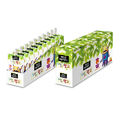 애니멀 파우치 잘익은 노란망고