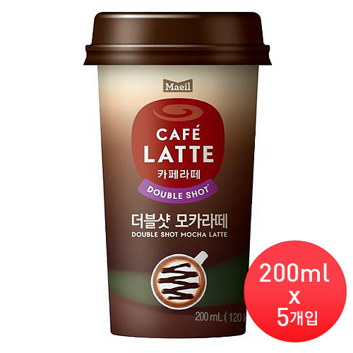 카페라떼 더블샷 모카라떼