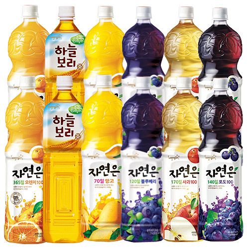 웅진 자연은 시리즈 3 [사과2+하늘보리2+포도2+블루베리2+망고2+오렌지2]