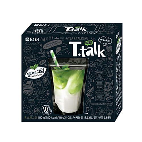 담터 밀크티그린10T