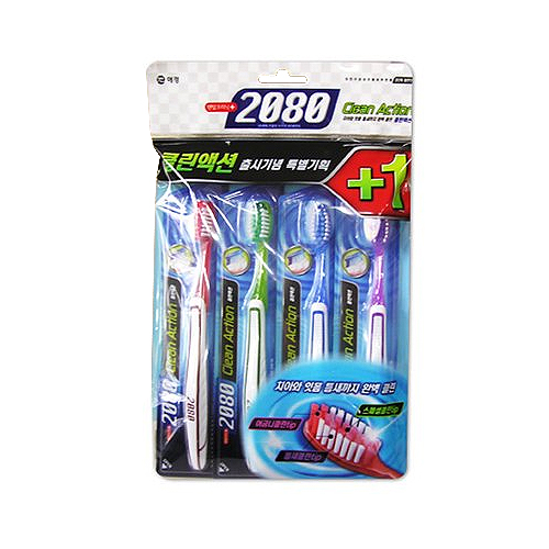 2080클린액션 (3+1) 칫솔