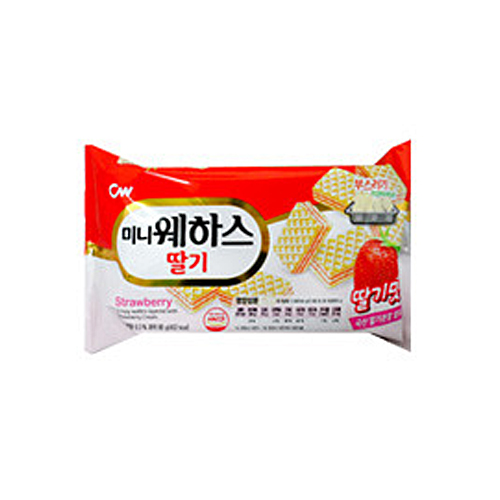 청우 미니웨하스딸기80g