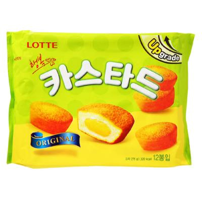 6000 롯데 카스타드 오리지날 276g大