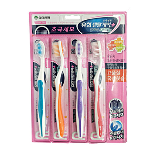 유한 덴탈케어 이코노 초극세모(4+4)