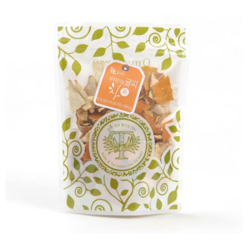 옴니허브 볶은 제주유기농 귤피차